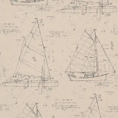 an image of the Point Of Sail Linen cover by Sunbrella